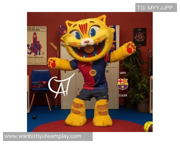 巴萨吉祥物CAT毛绒玩具热销球迷排队争购售价3499欧元